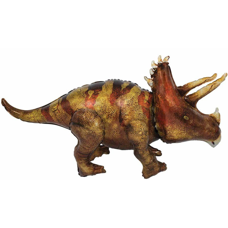 Ballon dinosaure géant tricératops