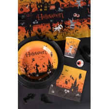 Décoration table Halloween maison hantée