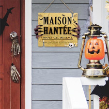 Plaque de porte décoration Halloween
