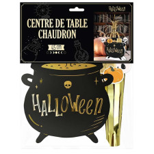 Centre de table pour Halloween chaudron