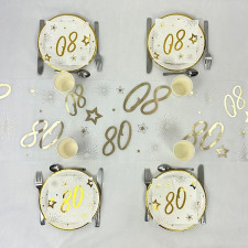 Décoration table anniversaire 80 ans Décoration table anniversaire 80 ans