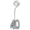 Marque-place pour anniversaire 40 ans argent