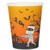 Gobelets maison hantée Halloween en carton