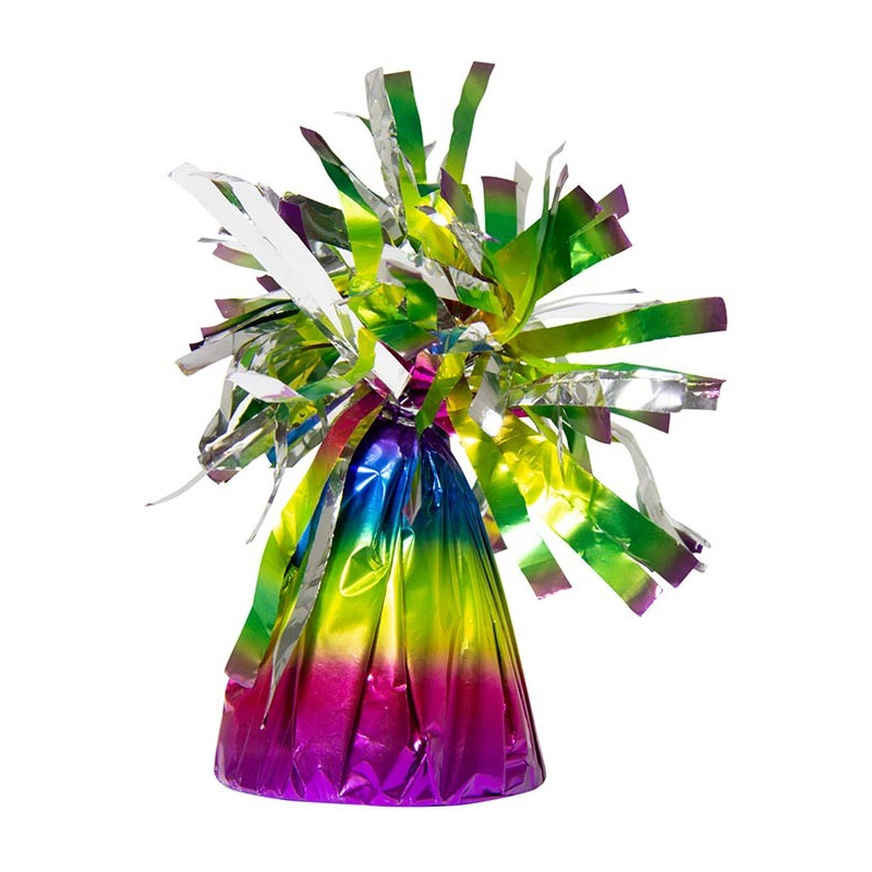 Poids pour ballon hélium arc-en-ciel