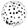Ballon confettis géant noir