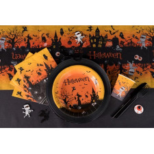 Décoration table Halloween maison hantée Décoration table Halloween maison hantée