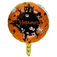 Ballon hélium Halloween maison hantée