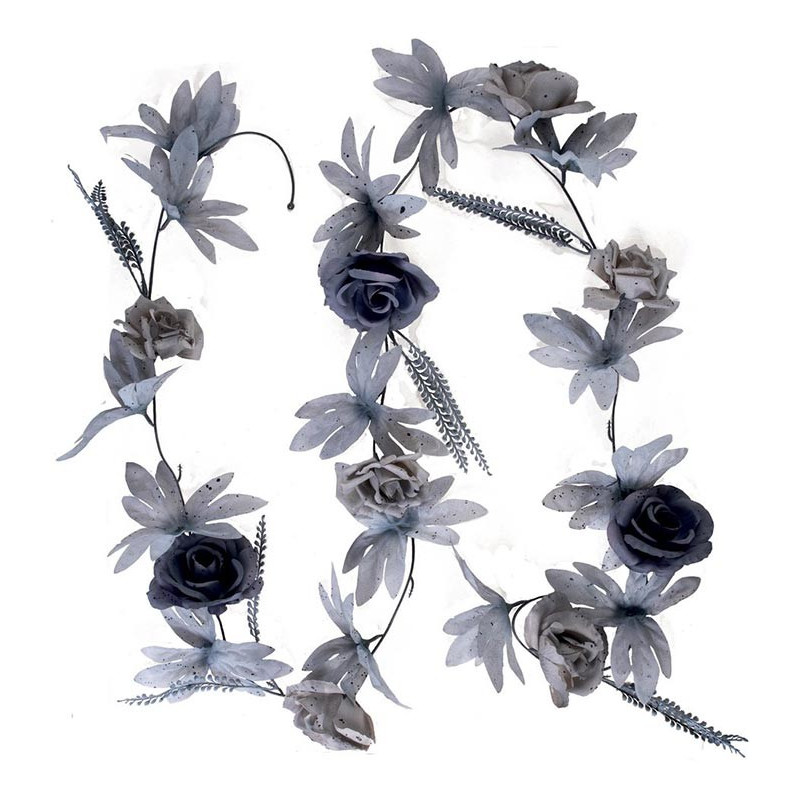 Guirlande Halloween à fleurs