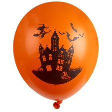 Ballon de baudruche Halloween maison hantée