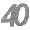 Confettis pour table d'anniversaire 40 ans Confettis pour table d'anniversaire 40 ans