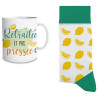 Mug retraite avec chaussettes cadeau femme