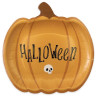 Assiette citrouille Halloween