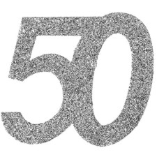 Confettis de table 50 ans pour anniversaire