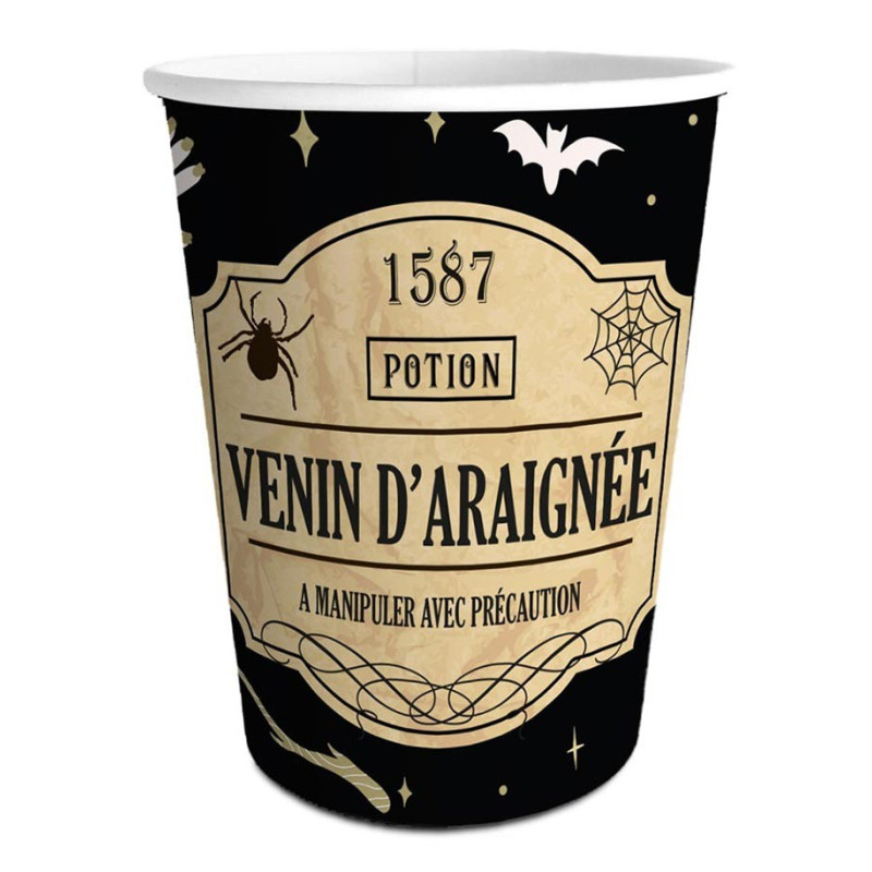Gobelet Halloween venin d'araignée