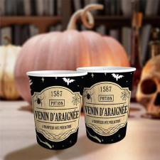 Décoration gobelet Halloween potion