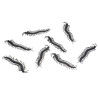 Mille-pattes noirs insectes Halloween Mille-pattes noirs insectes Halloween