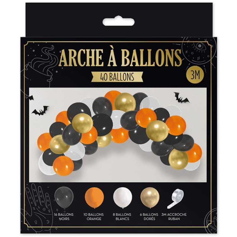 Arche ballon Halloween Arche ballon Halloween
