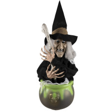 Automate Halloween sorcière à poser