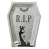 Assiette Halloween pierre tombale