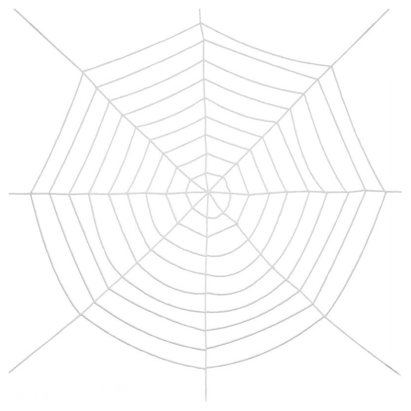 Toile d'araignée géante blanche Halloween Toile d'araignée géante blanche Halloween