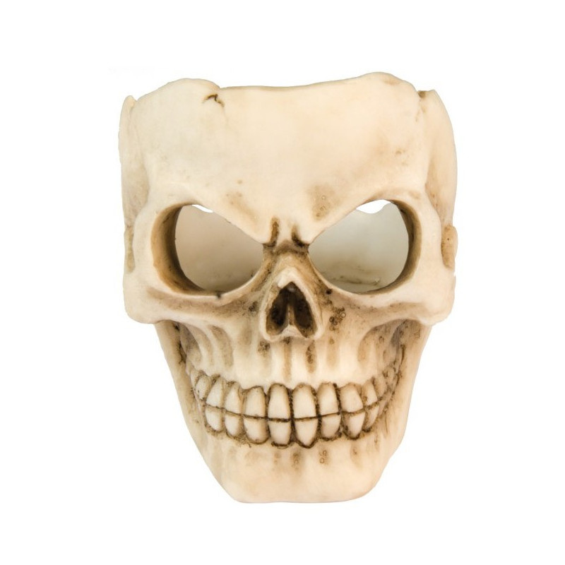 Bougeoir tête de mort Halloween