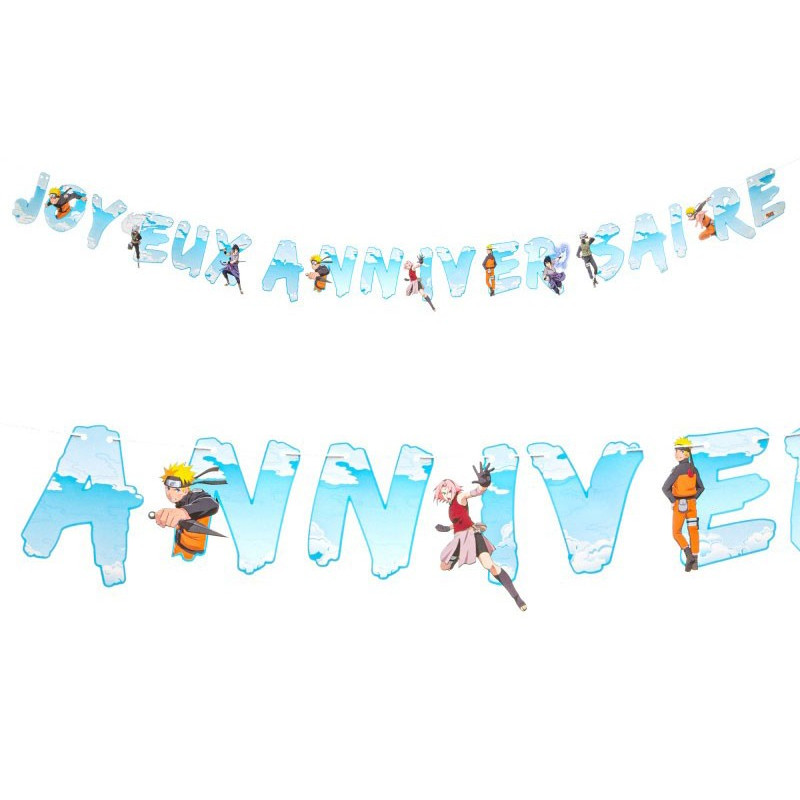 Guirlande anniversaire Naruto