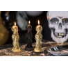 Bougie têtes de mort Halloween pour décoration