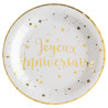 Assiettes dorées pour anniversaire Assiettes dorées pour anniversaire