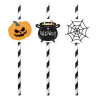 Pailles Halloween en carton