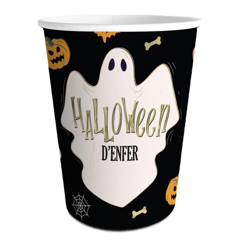 Gobelet Halloween fantôme en carton