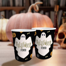 Décoration gobelet Halloween fantôme