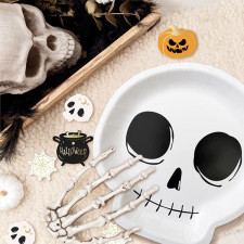 Décoration de table squelette Halloween