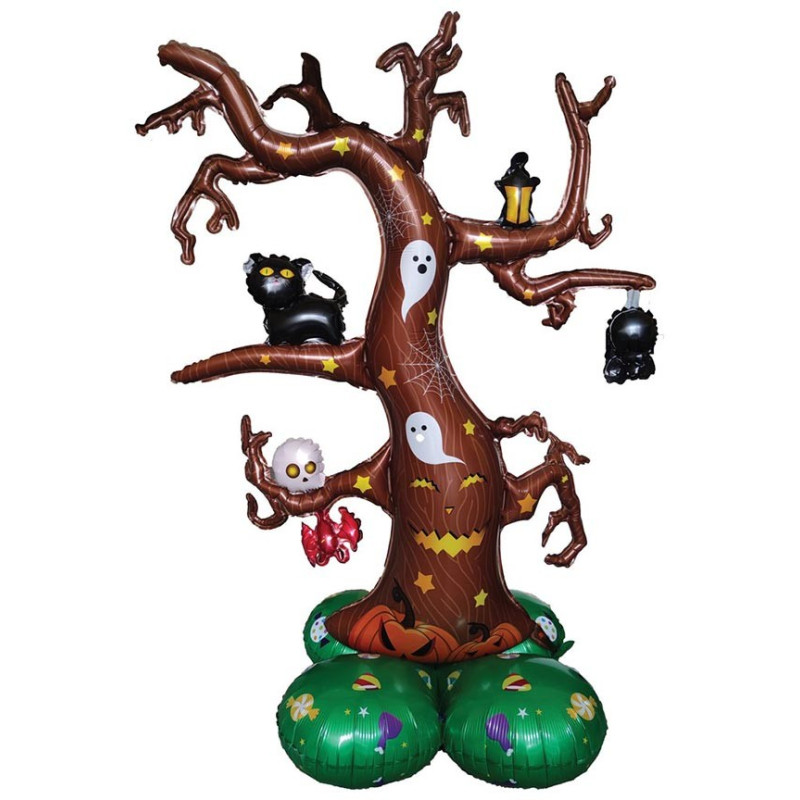 Ballon Halloween géant arbre en alu Ballon Halloween géant arbre en alu