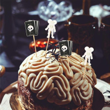 Gâteau Halloween squelette