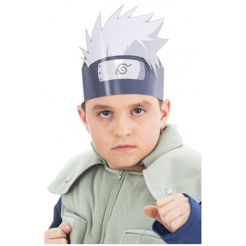 Coiffes Naruto et Kakashi en Carton x8 - enfant