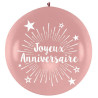 Ballon géant anniversaire rose gold