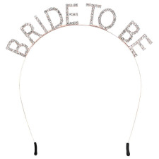 Serre-tête future mariée rose gold