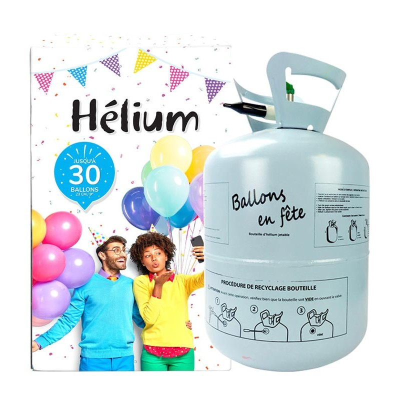 Bouteille hélium 30 ballons