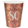 Gobelet 80 ans anniversaire rose gold Gobelet 80 ans anniversaire rose gold