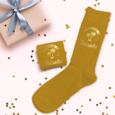 Cadeau départ à la retraite chaussettes femme