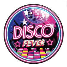 Assiettes disco en carton