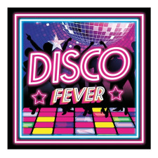 Serviette disco en papier