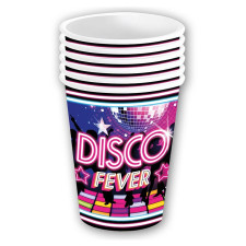 Gobelets thème disco en carton