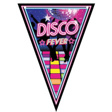 Fanion guirlande disco