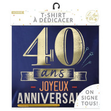 Tee-shirt 40 ans homme anniversaire