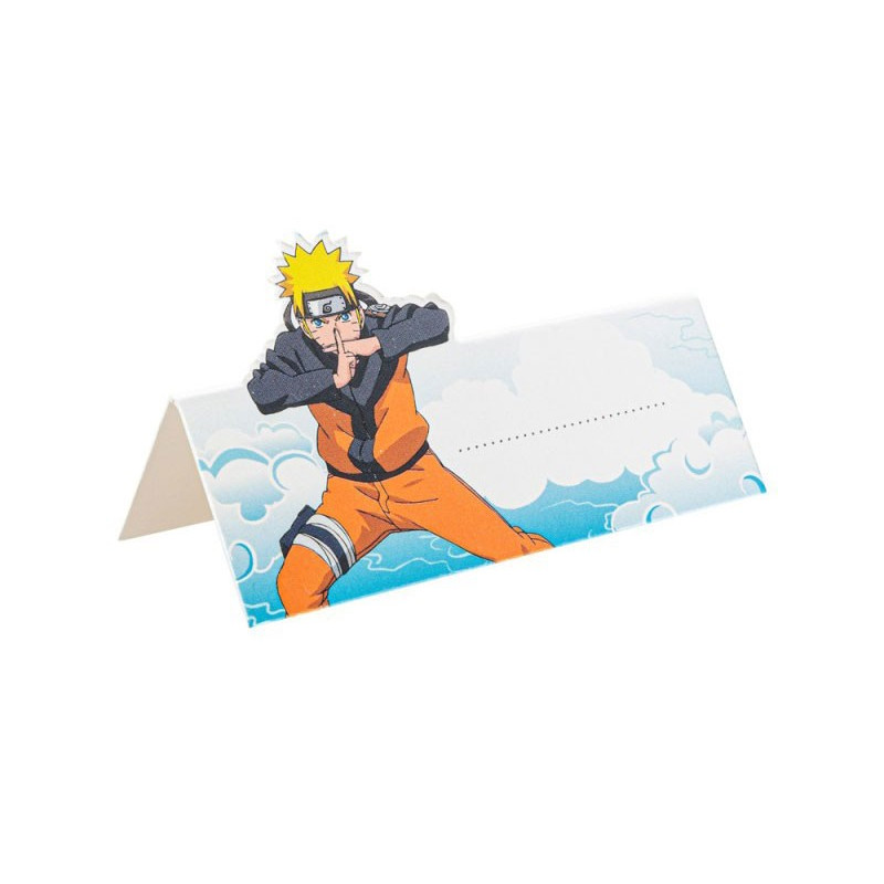 Marque-place Naruto Shippuden© en carton x8