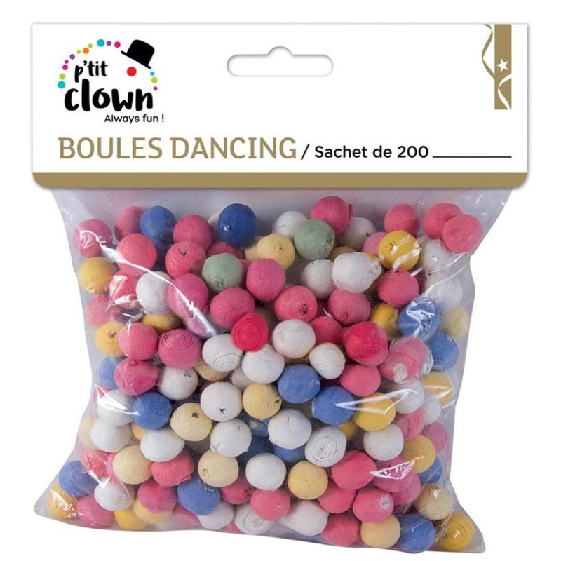 Boules de cotillons paquet de 200