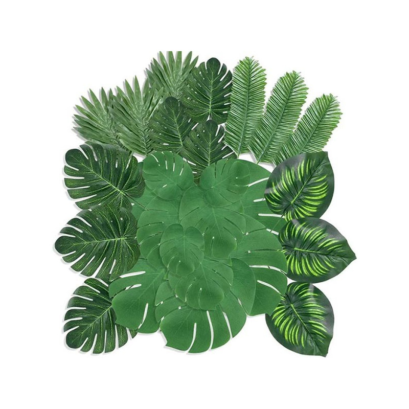 Feuilles tropicales artificielles