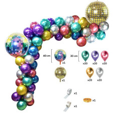 Ballons disco pour décoration