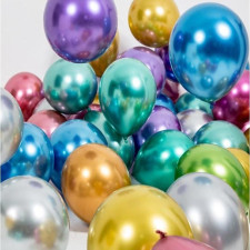Ballons métalliques pour décoration disco